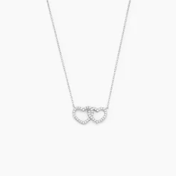Collier Anne-ael Argent Blanc Oxyde De Zirconium