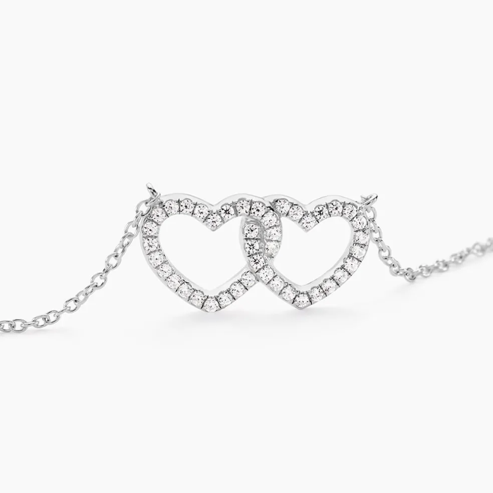 Collier Anne-ael Argent Blanc Oxyde De Zirconium