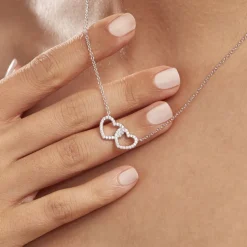 Collier Anne-ael Argent Blanc Oxyde De Zirconium