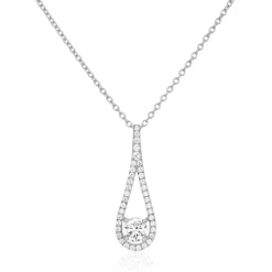 Collier Antonietta Argent Blanc Oxyde De Zirconium