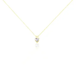 Collier Aodren Or Jaune Oxyde De Zirconium