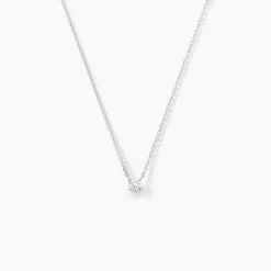 Collier Aphrodite Or Blanc Diamant