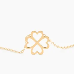 Collier Aquilegia Or Jaune