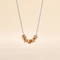 Collier Argent Bicolore Manya