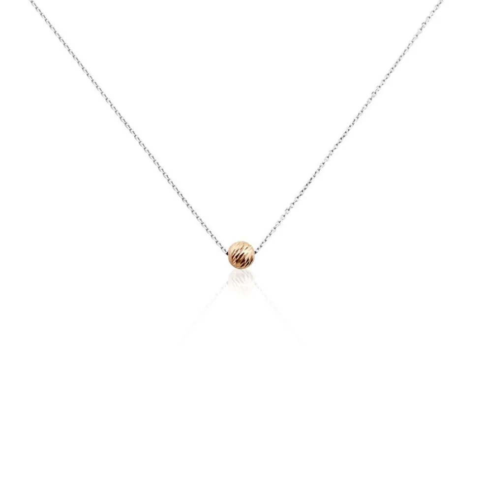 Collier Argent Bicolore Ramiro