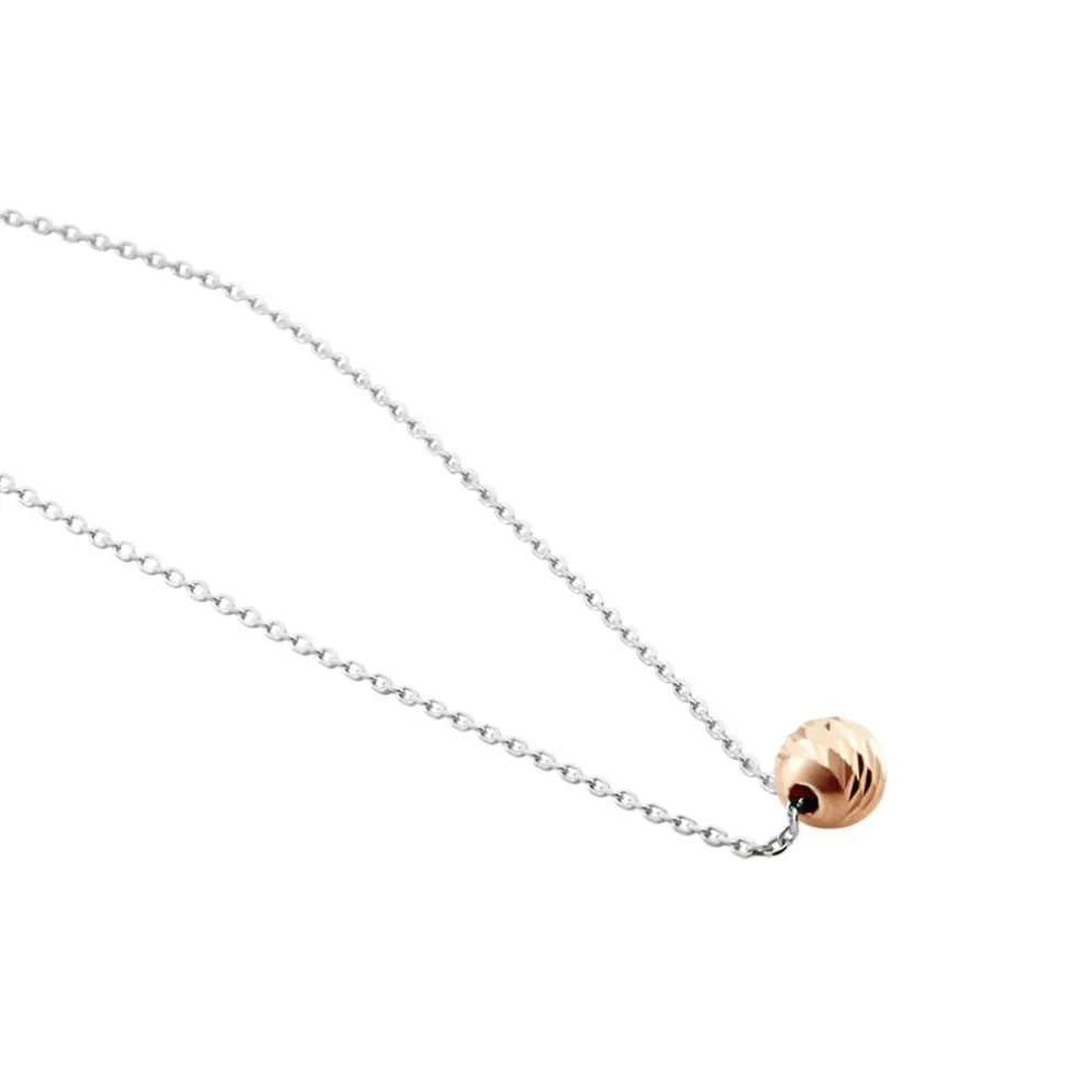 Collier Argent Bicolore Ramiro