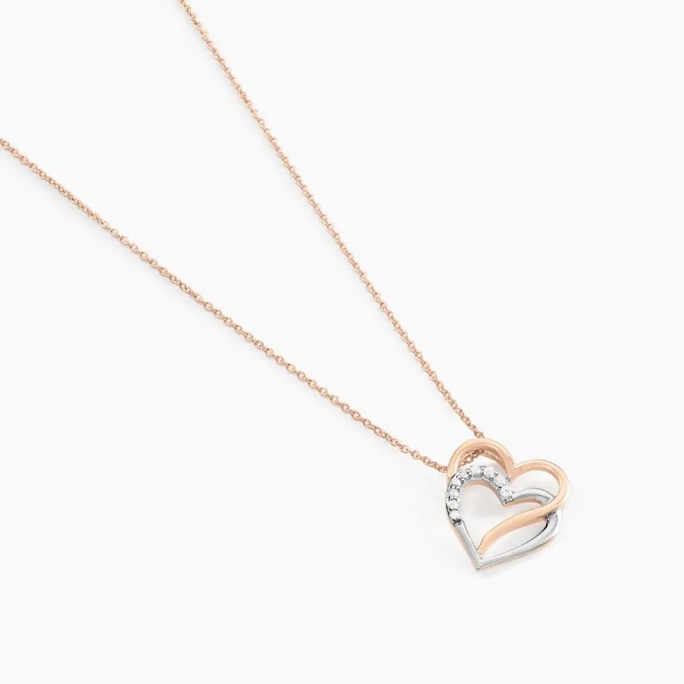 Collier Argent Bicolore Serapis Oxyde De Zirconium