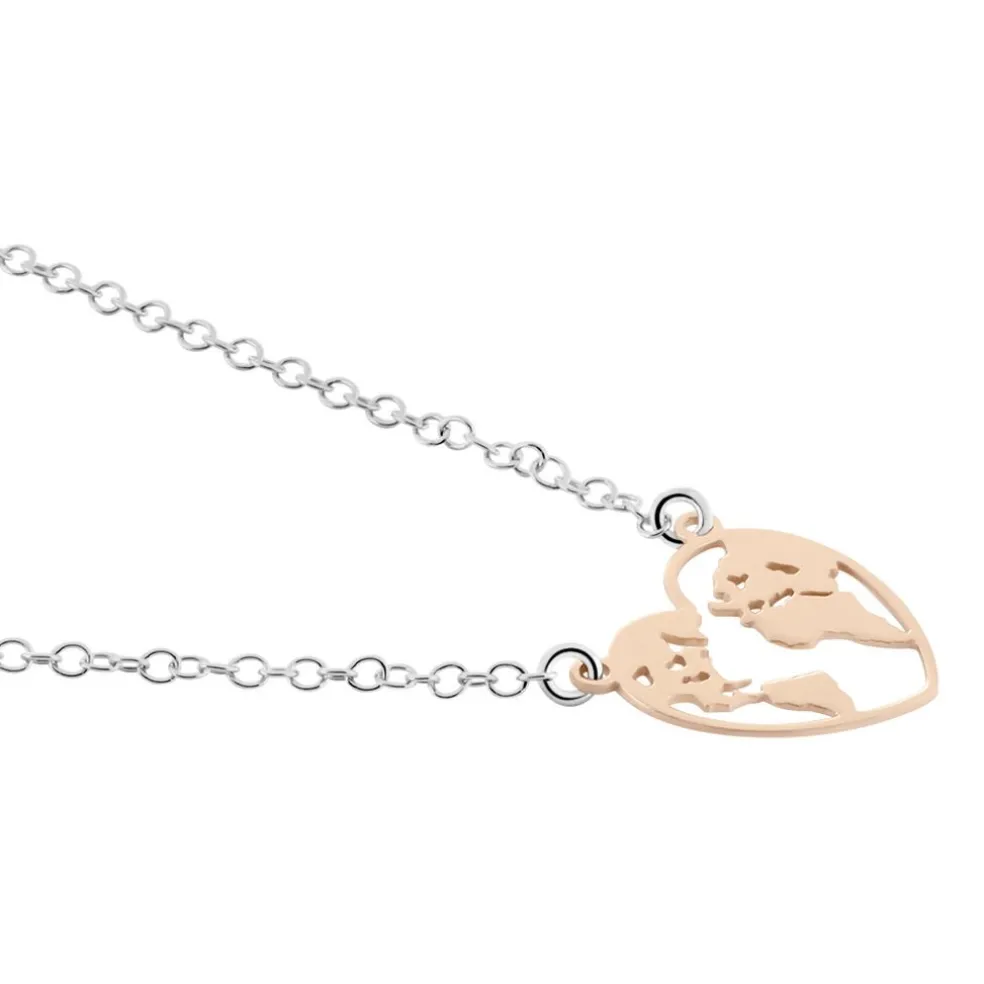 Collier Argent Bicolore Toyo