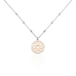 Collier Argent Bicolore Vicencio