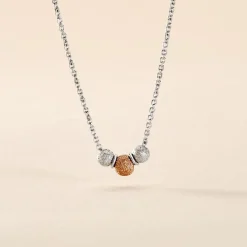 Collier Argent Bicolore Wilmart