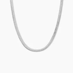 Collier Argent Blanc Alayna