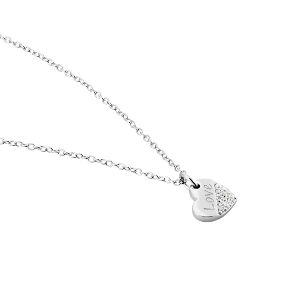 Collier Argent Blanc Alphonzo Oxydes De Zirconium