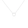 Collier Argent Blanc Anvallus