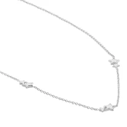 Collier Argent Blanc Astria