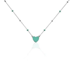 Collier Argent Blanc Augustine