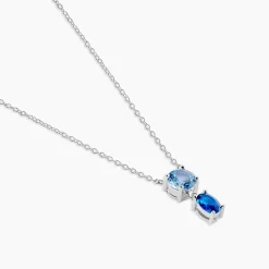 Collier Argent Blanc Brenna Oxydes De Zirconium