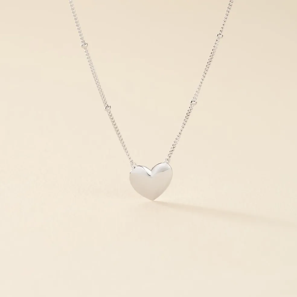 Collier Argent Blanc Careen