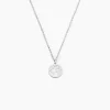 Collier Argent Blanc Colombina