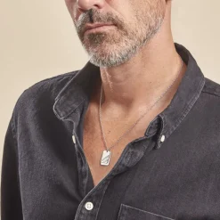 Collier Argent Blanc Djimy