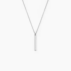Collier Argent Blanc Fedor