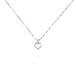 Collier Argent Blanc Hariane