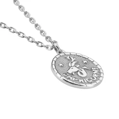 Collier Argent Blanc Hosni