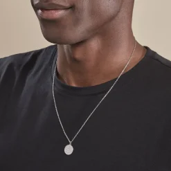 Collier Argent Blanc Hosni