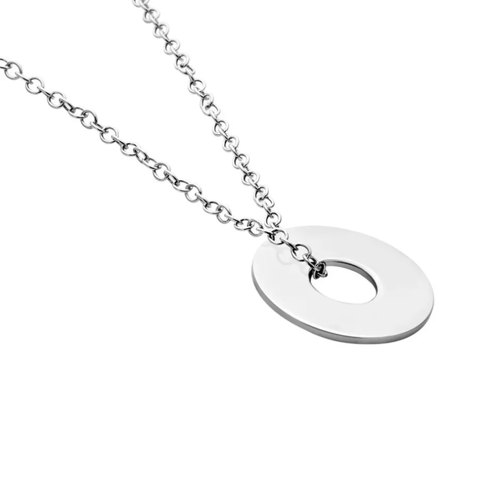 Collier Argent Blanc Isandro