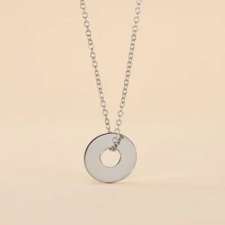 Collier Argent Blanc Isandro