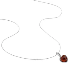 Collier Argent Blanc Karyl Ambre
