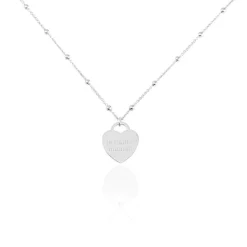 Collier Argent Blanc Laurentin
