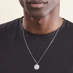 Collier Argent Blanc Lew