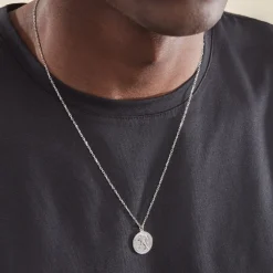 Collier Argent Blanc Lew