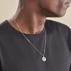 Collier Argent Blanc Lew