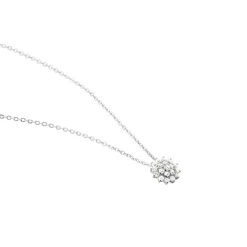 Collier Argent Blanc Maximille Oxydes De Zirconium