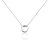 Collier Argent Blanc Melia