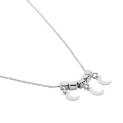 Collier Argent Blanc Olie