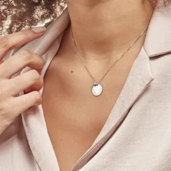 Collier Argent Blanc Raimbaut Oxyde De Zirconium