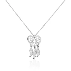 Collier Argent Blanc Sebastina