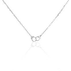 Collier Argent Blanc Sent