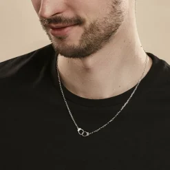 Collier Argent Blanc Sent