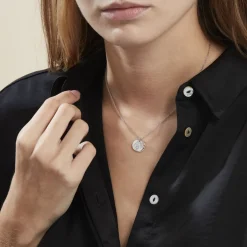 Collier Argent Blanc Sofee Nacre