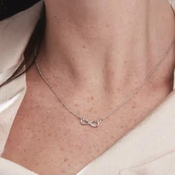 Collier Argent Blanc Teoxane