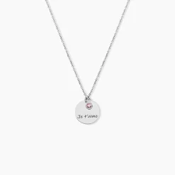 Collier Argent Blanc Vroon