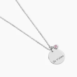 Collier Argent Blanc Vroon