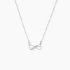 Collier Argent Blanc Wandis