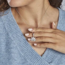 Collier Argent Cassien Oxyde