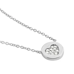 Collier Argent Chaker Oxydes De Zirconium
