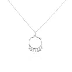 Collier Argent Charon Oxyde
