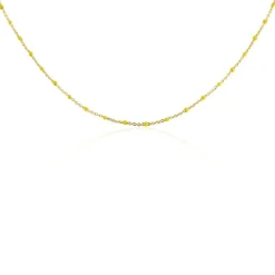 Collier Argent Dore Alize